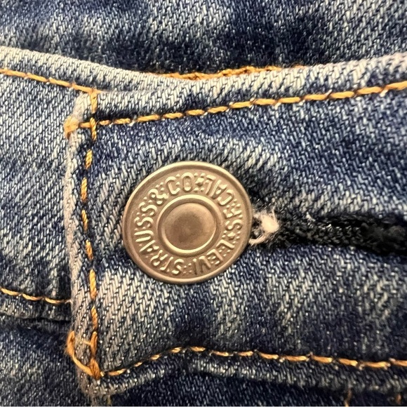 LEVI'S 505 straight leg faded men’s jeans size 38 30 - Picture 4 of 9